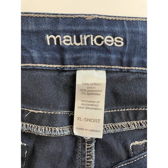 Maurices Dark Wash Jeggings Women’s Size XL Short - Picture 7 of 9